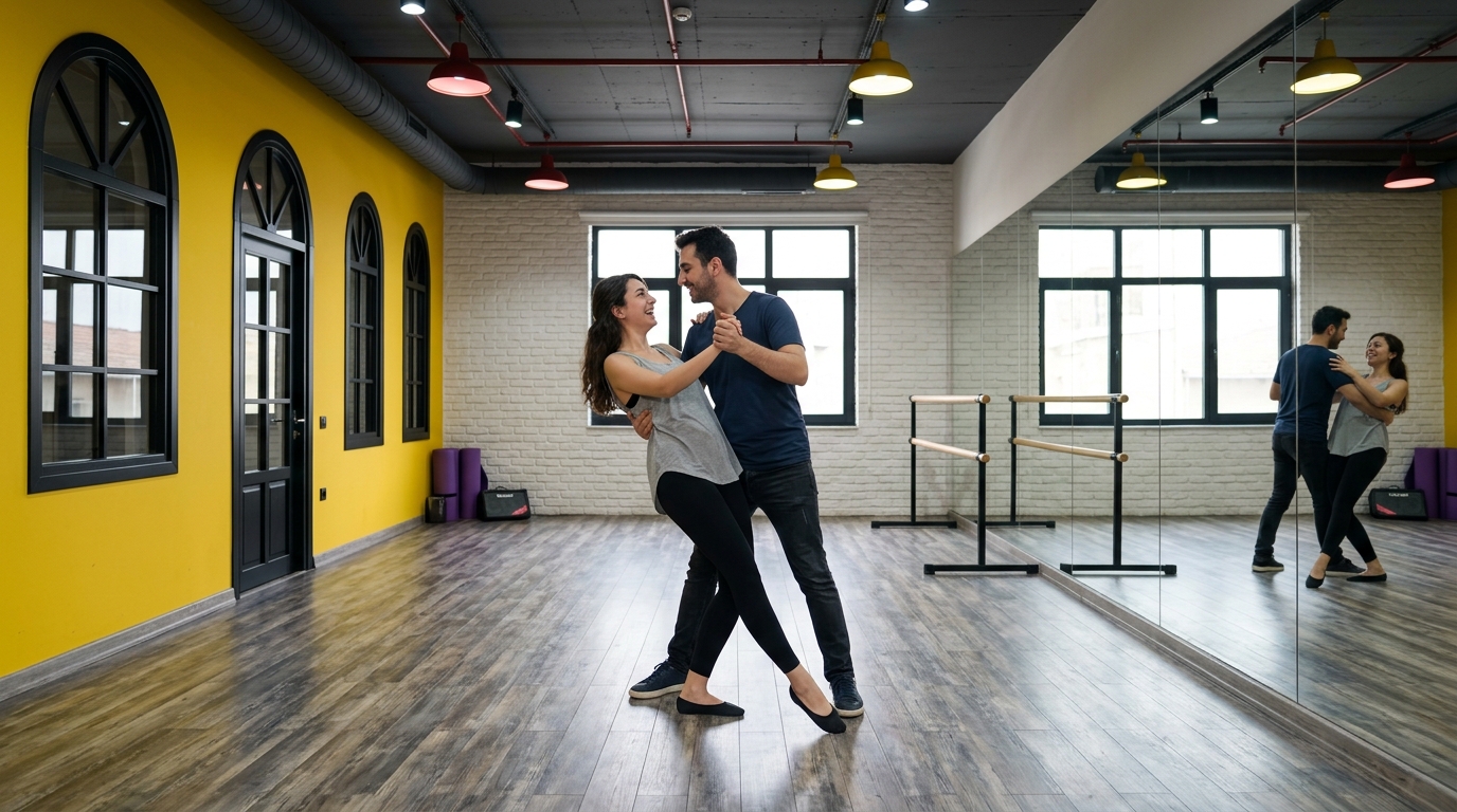 Bakırköy düğün dansı kursu sahil çekimi provası.